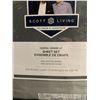 Image 2 : Scott Living Queen Sheet Set 220 Thread Count 100% Cotton Sateen