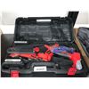 Image 1 : Mini Chainsaw 6 Inch,Cordless Electric with 2 Rechargeable 21V Batteries,Portable Handheld with Safe