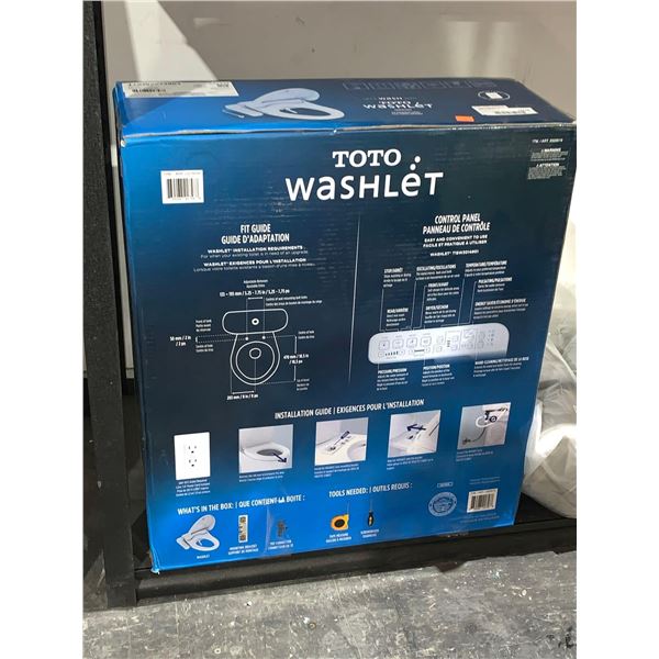 TOTO WASHLET Electronic Bidet Toilet Seat, Elongated, Cotton White