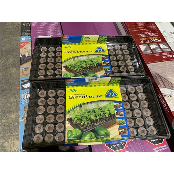 Jiffy Greenhouse 72 Pods Seeding Lot of 2