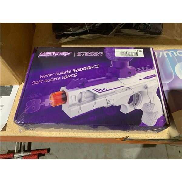 MARVTOWN Gel Splatter Ball Blaster, Splat Ball Blaster Automatic with 30000 Water Beads, Electric Sp