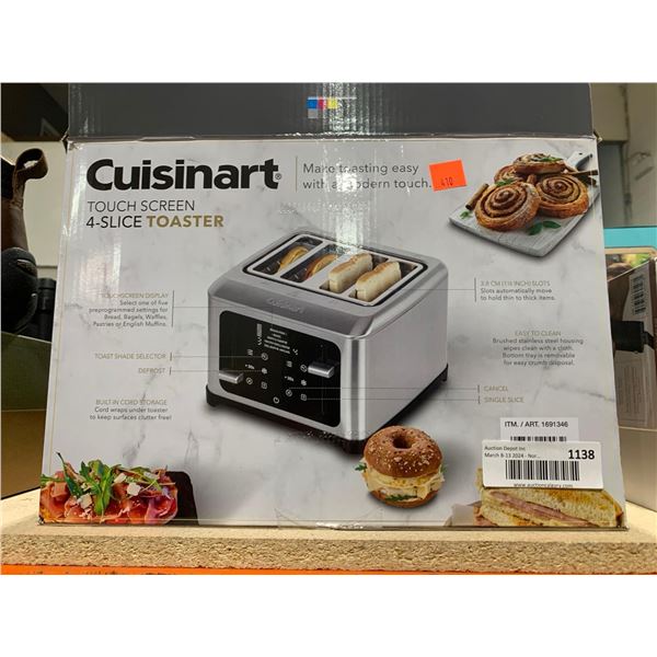 Cuisainart Touch Screen 4 Slice Toaster