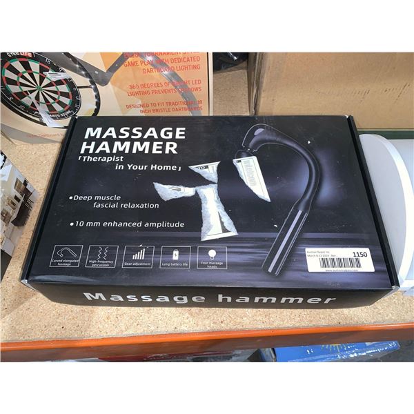 Massage Gun Back Percussion Massage Hammer With Bent Long Handle