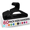 Image 1 : Utopia Home Kids Hangers Pack of 60 Black