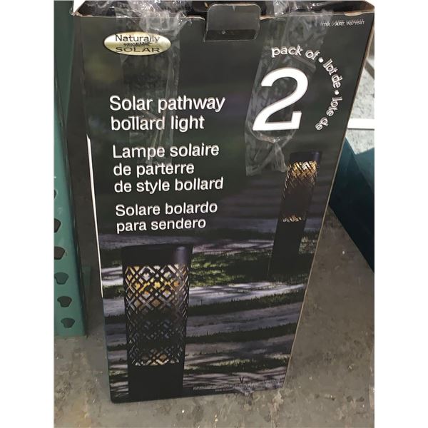 Solar Pathway Bollard Light Pack of 2