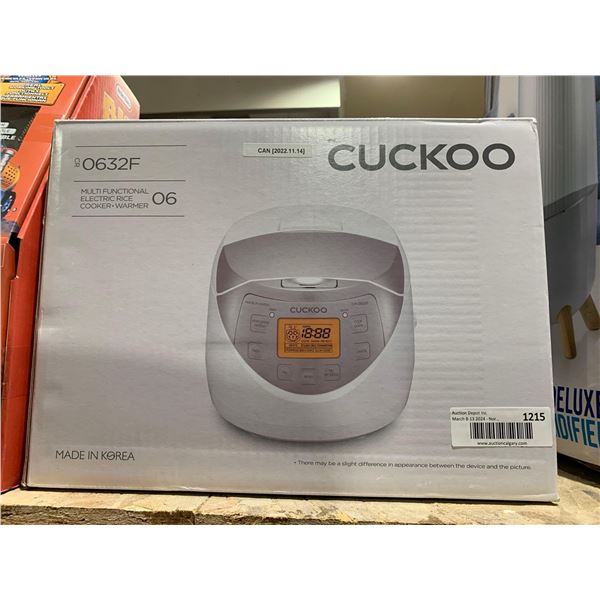 Cuckoo 0632F Multifunctional Electric Rice CFooker - Warmer