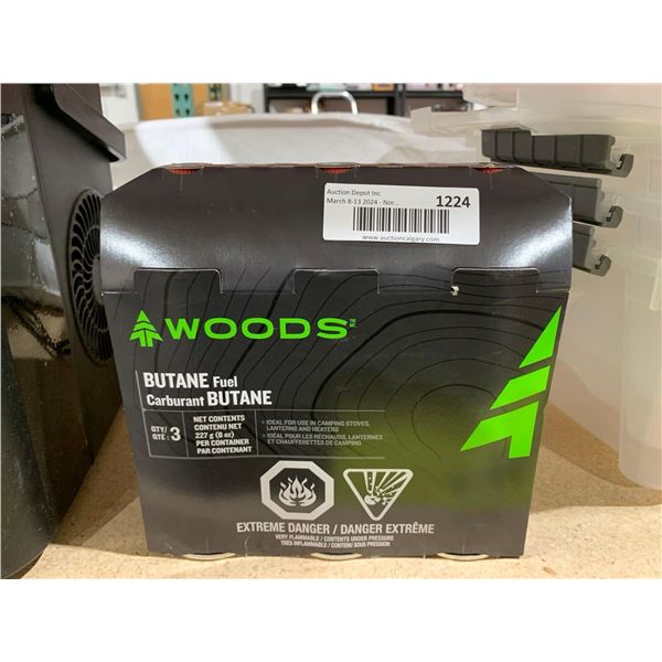 Woods Butane Fuel 3 x 227g