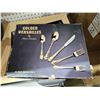 Image 2 : Vintage Golden Versalles 50 Pc Service for 8  Flatware Set - 24K Gold Electroplate