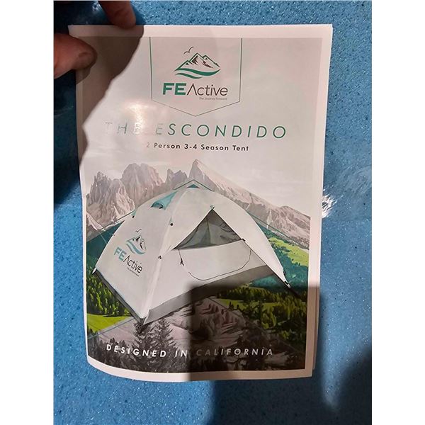 ?????FE Active The Escondido 2 Person 3-4 Season Tent