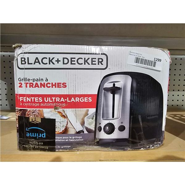 Black & Decker 2 Slice Ulta Large Toaster