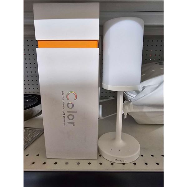 Marrado Bedside Lamp Bluetooth Speaker Color Changing LED Mood Light Dimmable Touch Smart Table Lamp