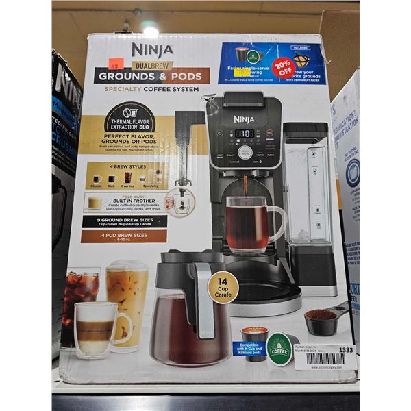 Ninja Grounds & Pods Specialty Coffee System