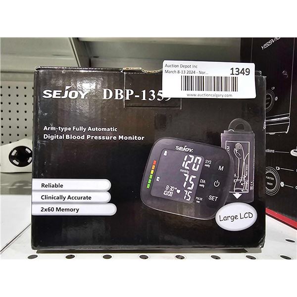 Sejoy DBP Arm Blood Pressure Monitor