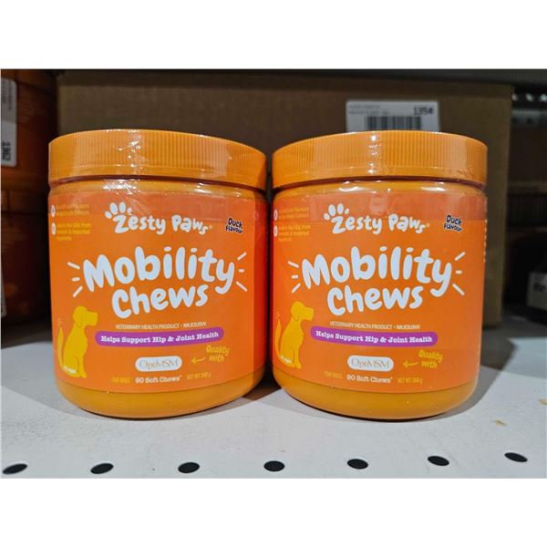 Zesty paws mobility chews 2 x 90 chews