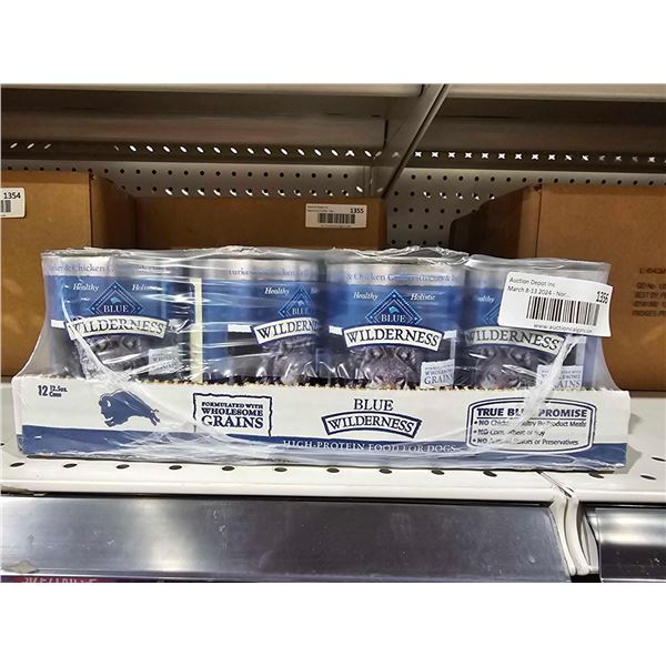 Blue Buffalo Wilderness High Protein Adult Canned Dog Food 12 x 12.5oz