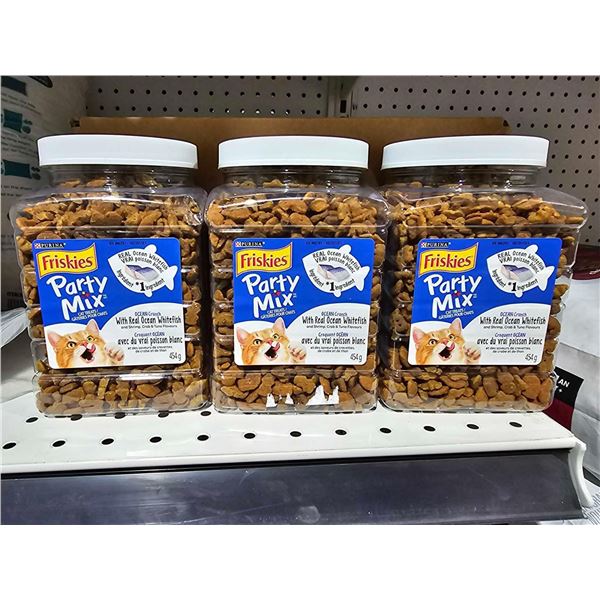 Purina Friskies Party Mix Cat Treats 3 x 454g