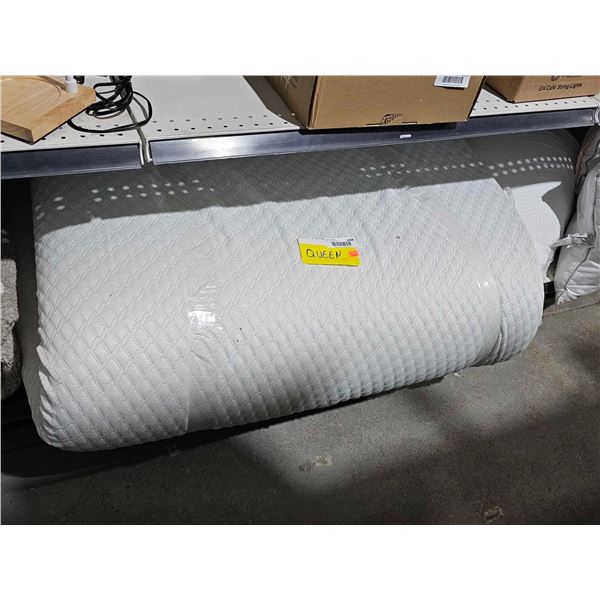 Queen Size Gel Memory Foam Bed Topper with Protective Cover