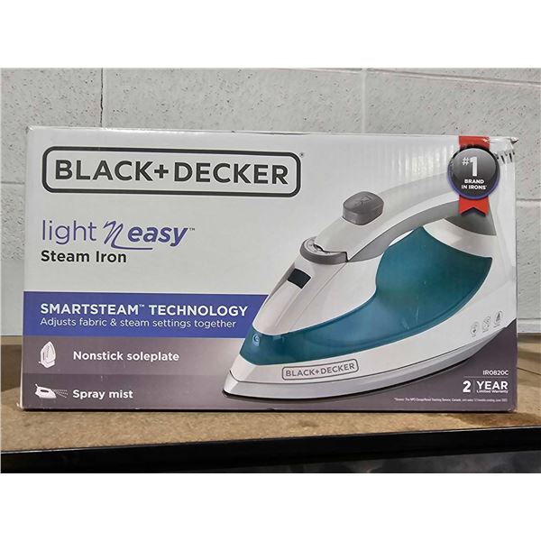 Black & Decker Light & easy Steam Iron