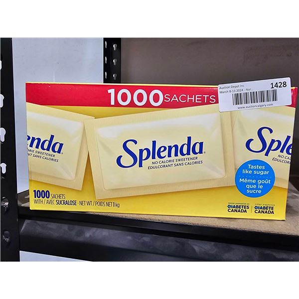 Splenda Sweetner 1000 Count