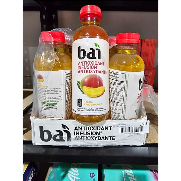Bai Antioxidant Infusion Malawi Mango Drink 12 x 530ml