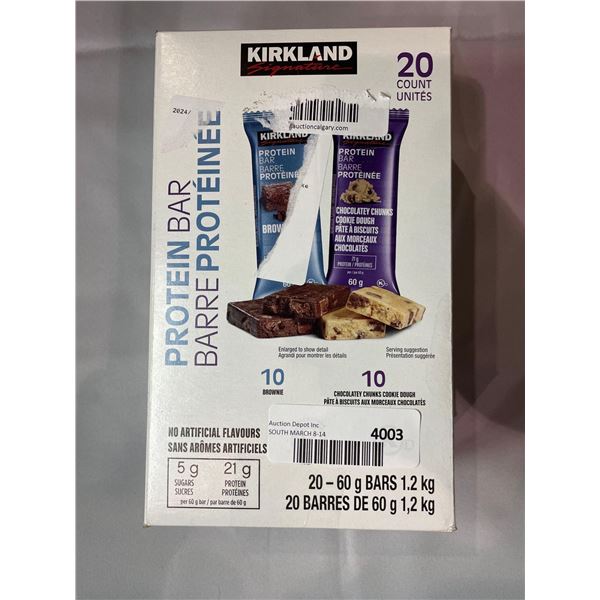 Kirkland protein bars 20 x 60g