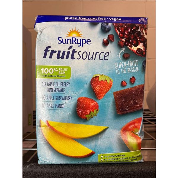 Sun Rype Fruit Source Bars 30 x 37g