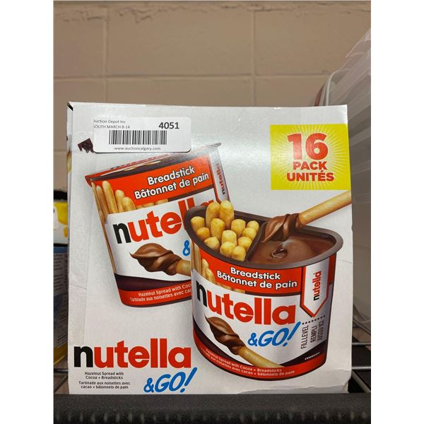 Nutella & Go Spread with Bread Sticks 16 pack