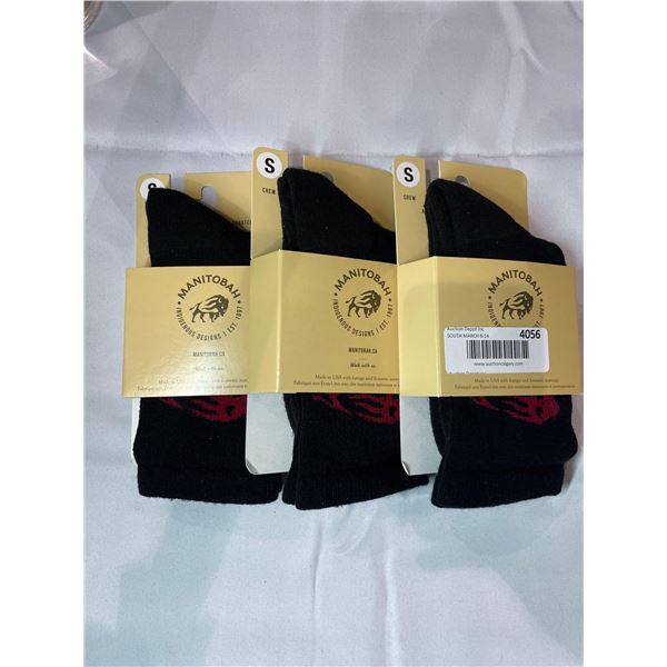 Manitobah Indigenous Designs Crew Socks Size Small