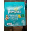 Image 3 : Pampers Baby Dry Diapers with Lockaway Channels 210 count
