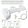 Image 1 : LIVINGbasics Bidet Fresh Water Spray Non-Electric Mechanical Bidet Toilet Seat Attachment