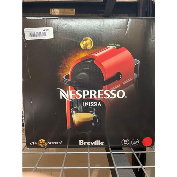 Breville Nespresso Inissia Espresso Machine