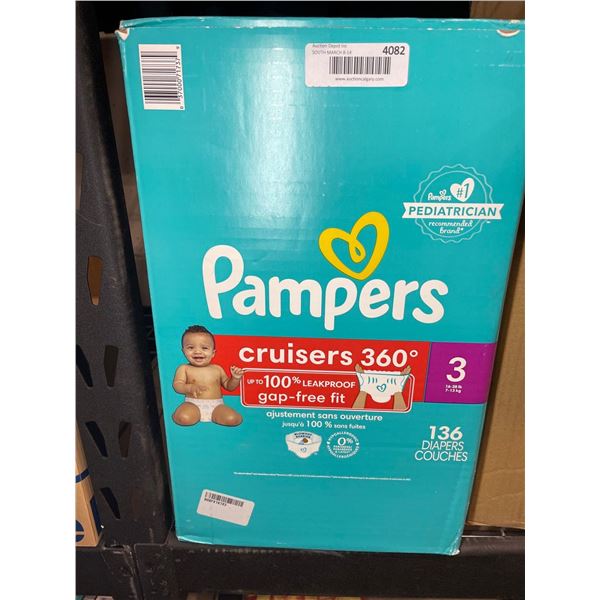 Pampers Cruisers 360 Diapers 136 count
