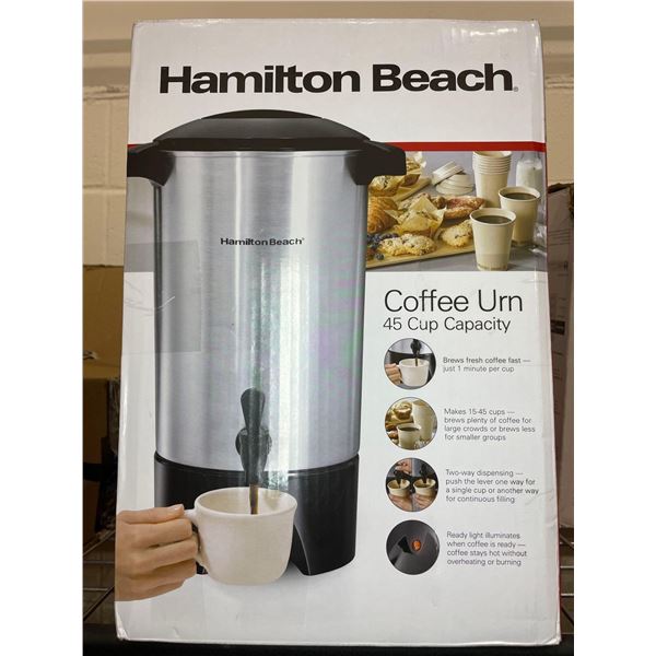 Hamilton Beach Coffee Urn 45 Cup Capacity
