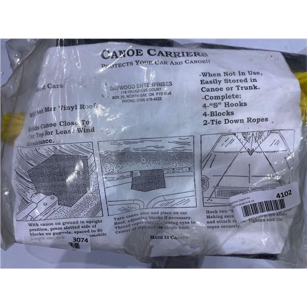 Baywood Car Roof Top Canoe Carrier