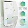 Image 4 : GermGuardian AC9400W 360° 4-in-1 Air Purifier with HEPA Filter for Large Rooms up to 402 Sq. Ft.