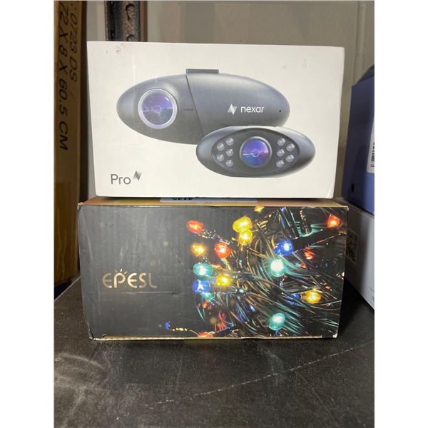 Nexar Pro Dash Cam System and Epesl Christmas Lights
