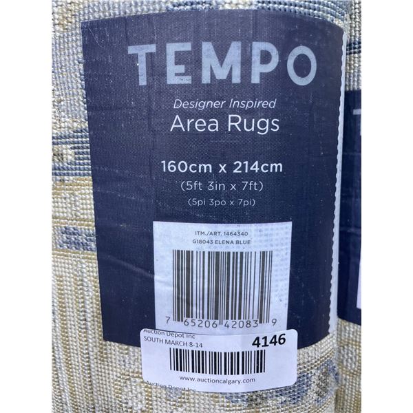 Tempo Area Rugs Designer Inspired 5ft 3in x 7ft