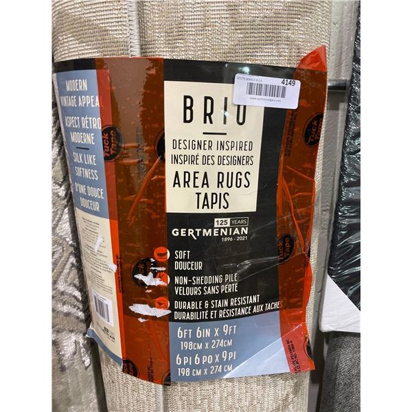 Brio Designer Inspired Area Rug 6ft 6in x 9ft