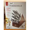 Image 1 : Henckles Self-Sharpening Knife Block Set 20 Piece