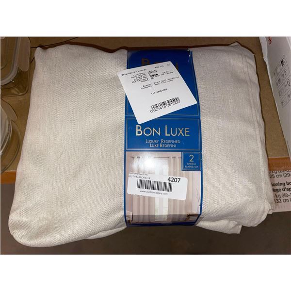Bon Luxe Luxury Curtain Panels 2 Pack