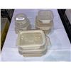 Image 2 : Snap Lock Glass Storage Containers 18 Piece
