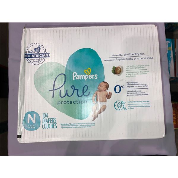Pampers Pure Protection Diapers 104 count
