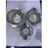Image 2 : Miu 18/8 Stainless Steel Strainers 3 pack