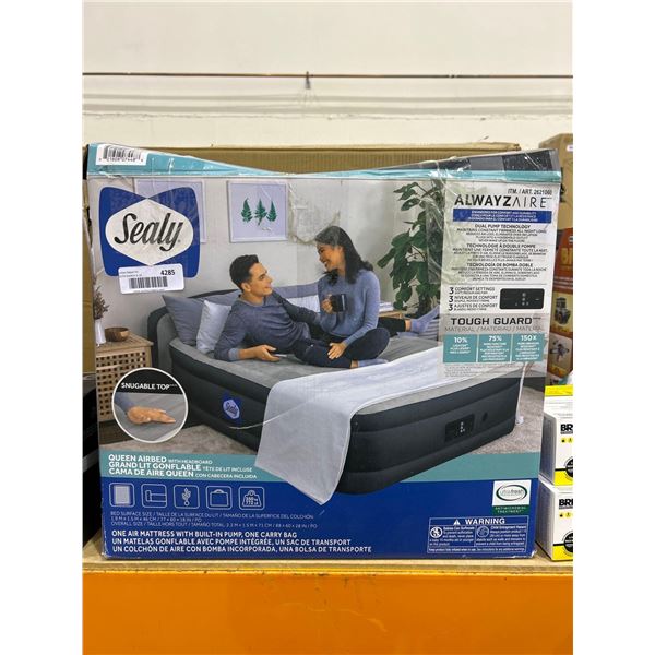Sealy Alwayz AIRE Queen Size Air Mattress with Head Board