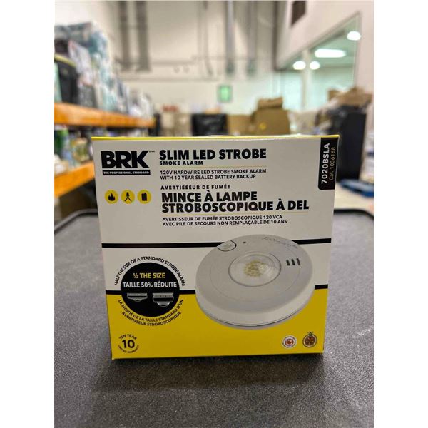 BRK Slim LED Strobe Smoke Alarm