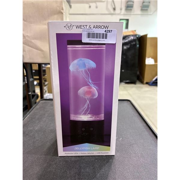 West & Arrow Jelly Fish Lava Lamp
