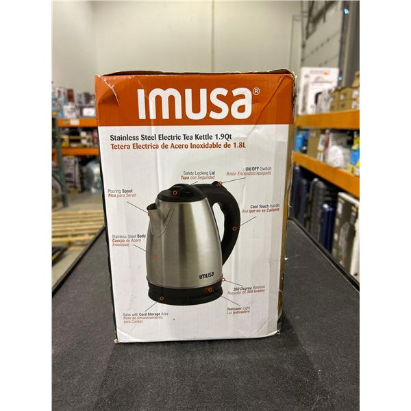 Imusa Stainless Steel Electric Kettle 1.9Qt