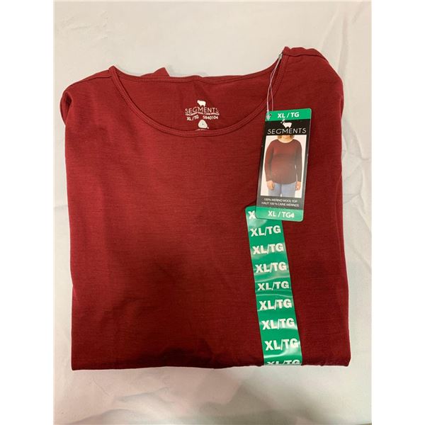 Segments Ladies Merino Wool Top Size XL