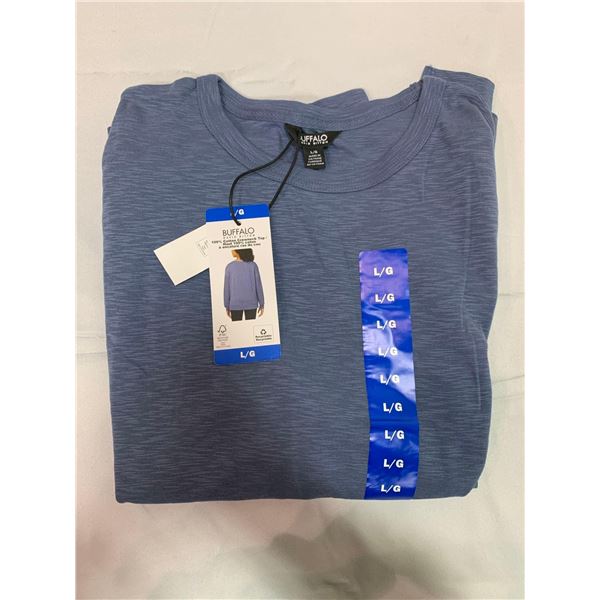 Buffalo David Bitton Cotton Crewneck Top Size L