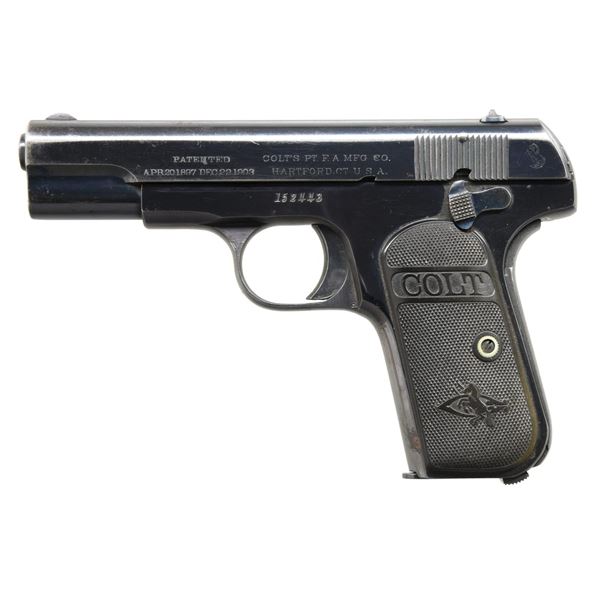 COLT MODEL 1903 SEMI-AUTOMATIC PISTOL.